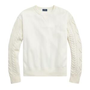 Polo by Ralph Lauren Cream Crew Neck Sweater